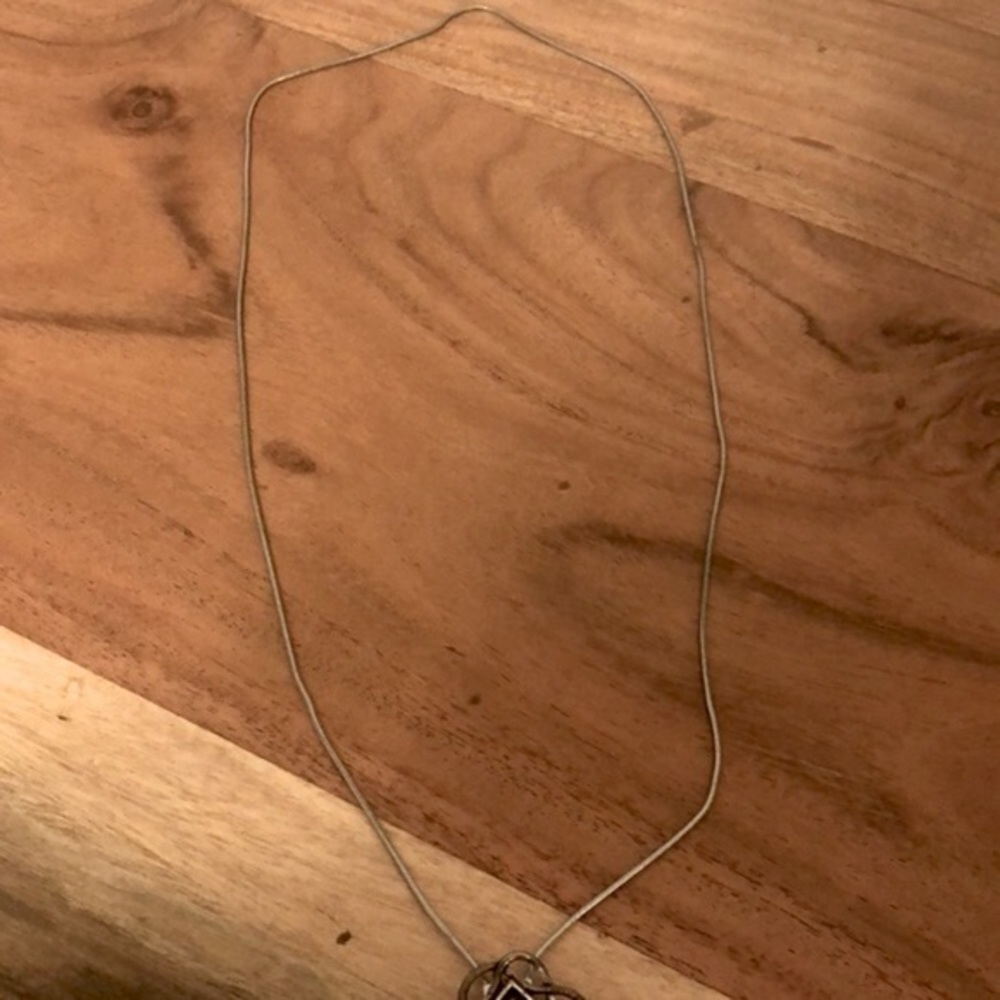 Adjustable Silver Snap On Button Bead Necklace - image 4